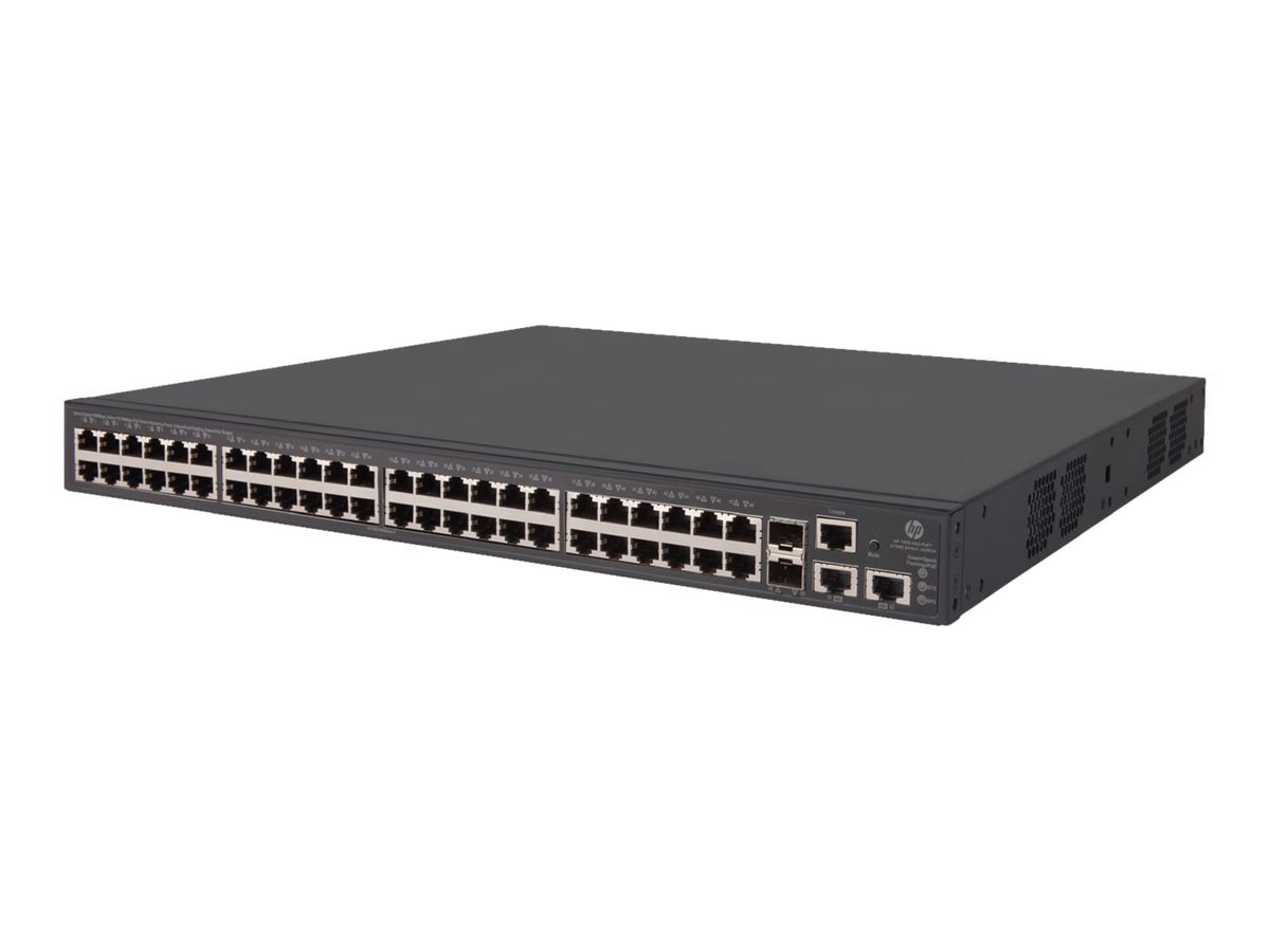 HPE 1950-48G-2SFP+-2XGT-PoE+ - switch - 48 ports - managed - rack-mountable