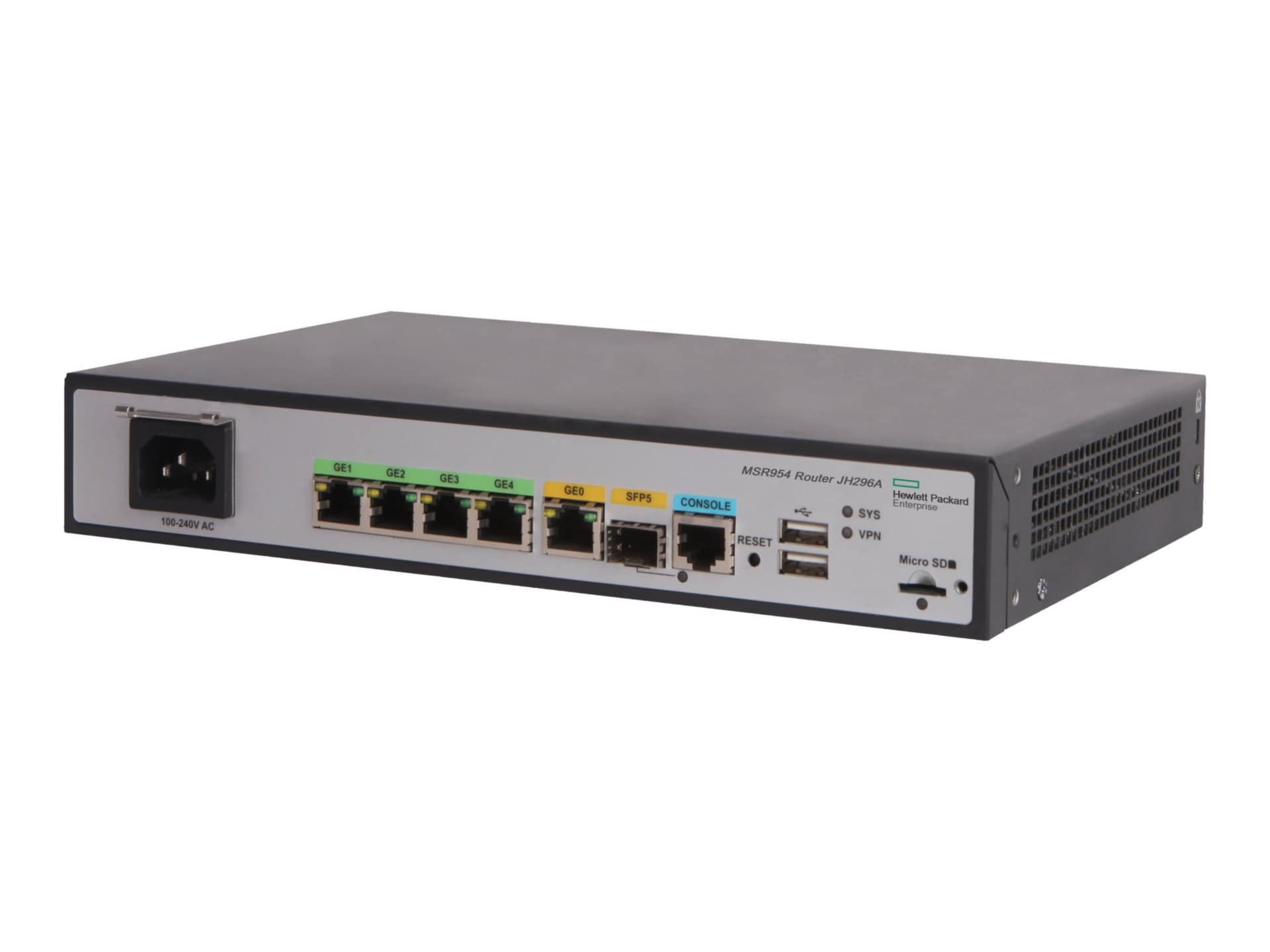 HPE MSR954 1GBE SFP ROUTER JH296A-