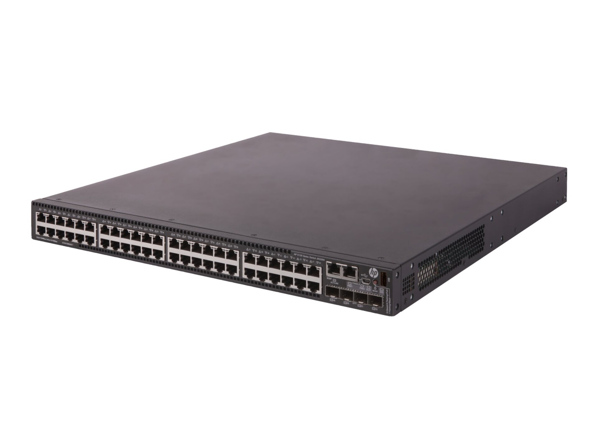 HPE 5130 48G PoE+ 4SFP+ 1-slot HI - switch - 48 ports - managed - rack-mountable