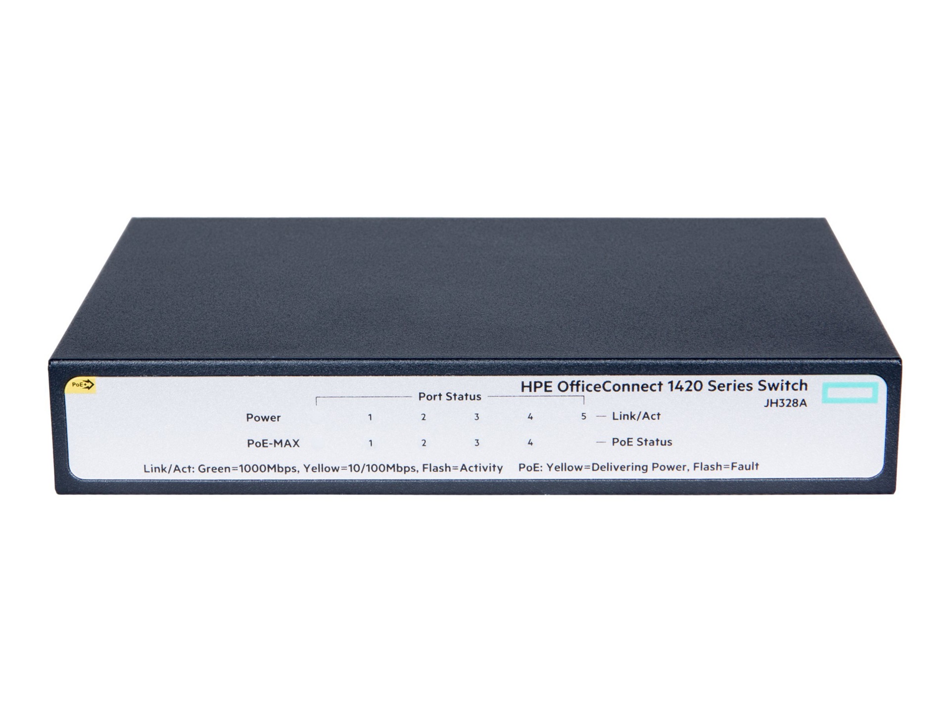HPE OfficeConnect 1420 5G PoE+ - switch - 5 ports - unmanaged