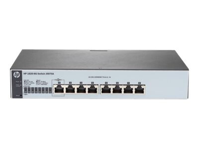 HPE 1820-8G - switch - 8 ports - managed - rack-mountable