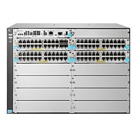 HPE Aruba 5412R 92GT PoE+ / 4SFP+ (No PSU) v3 zl2 - switch - 92 ports - managed - rack-mountable