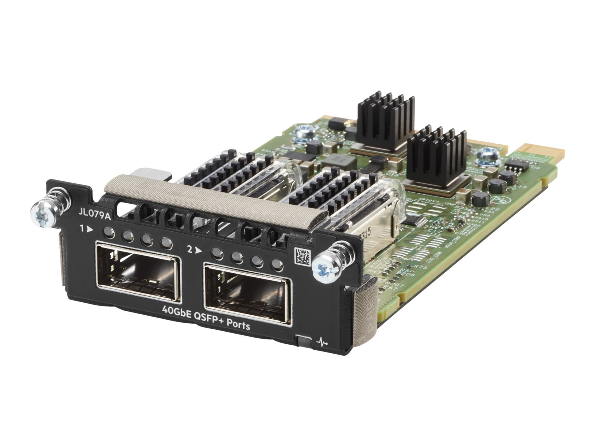 HPE Aruba - expansion module - 40 Gigabit QSFP+ x 2