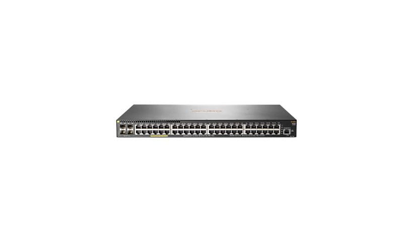 HPE Aruba 2930F 48G PoE+ 4SFP - switch - 48 ports - managed - rack-mountable