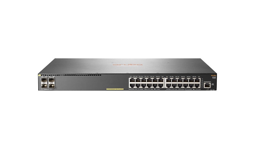 HPE Aruba 2930F 24G PoE+ 4SFP+ TAA - switch - 24 ports - managed - rack-mountable - TAA Compliant
