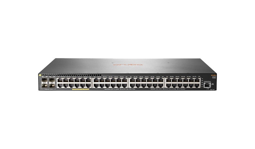 HPE Aruba 2930F 48G PoE+ 4SFP+ TAA - switch - 48 ports - managed - rack-mountable - TAA Compliant