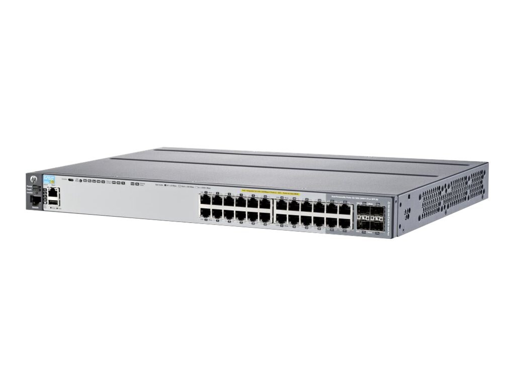 HPE Aruba 2920-24G-PoE+ - switch - 24 ports - managed - rack-mountable