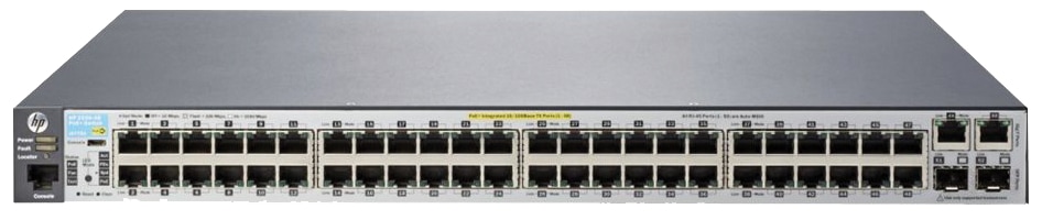 HPE Aruba 2530-48G-PoE+ -Switch - 48 Ports - Managed - Rack-Mountable