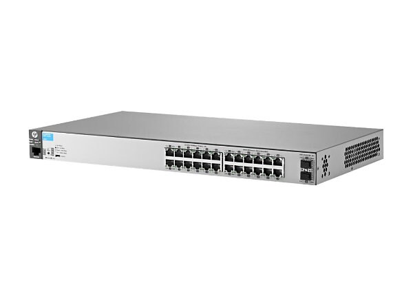 HPE Aruba 2530-24G-2SFP+ - switch - 24 ports - managed - rack-mountable