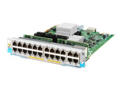 HPE - expansion module - Gigabit Ethernet (PoE+) x 20 + 1/2.5/5/10GBase-T (PoE+) x 4