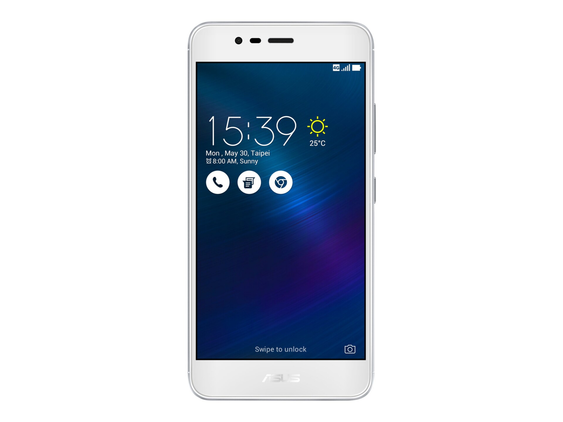 ASUS ZenFone 3 Max (ZC520TL) - glacier silver - 4G LTE - 16 GB - GSM - smartphone