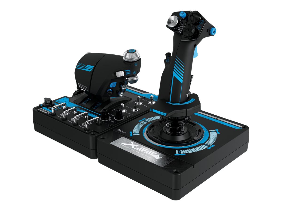 Logitech X56 H.O.T.A.S. - joystick and throttle - wired