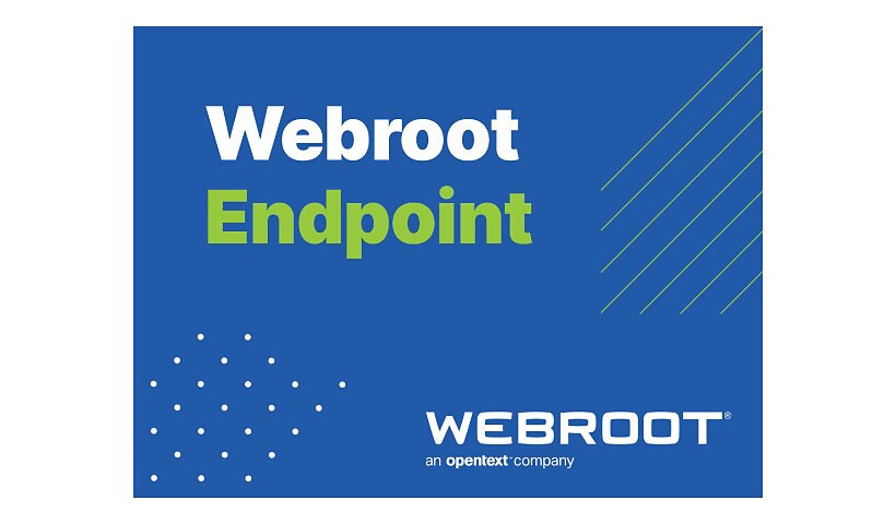 Webroot SecureAnywhere Business - Endpoint Protection - upsell / add-on license (1 year) - 1 seat - with Global Site