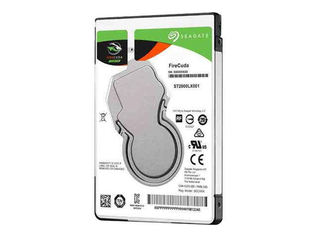 Seagate FireCuda ST2000LX001 - hybrid hard drive - 2 TB - SATA 6Gb/s