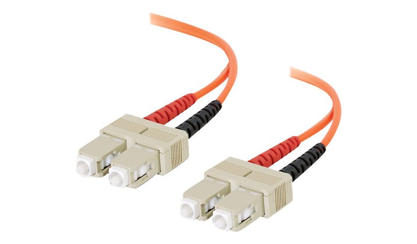 C2G 4m SC-SC 62.5/125 OM1 Duplex Multimode PVC Fiber Optic Cable - Orange -