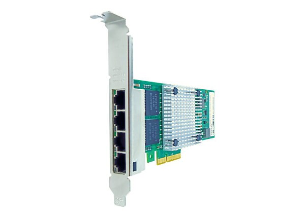 AXIOM 10/100/1000MBS QP PCIE NIC