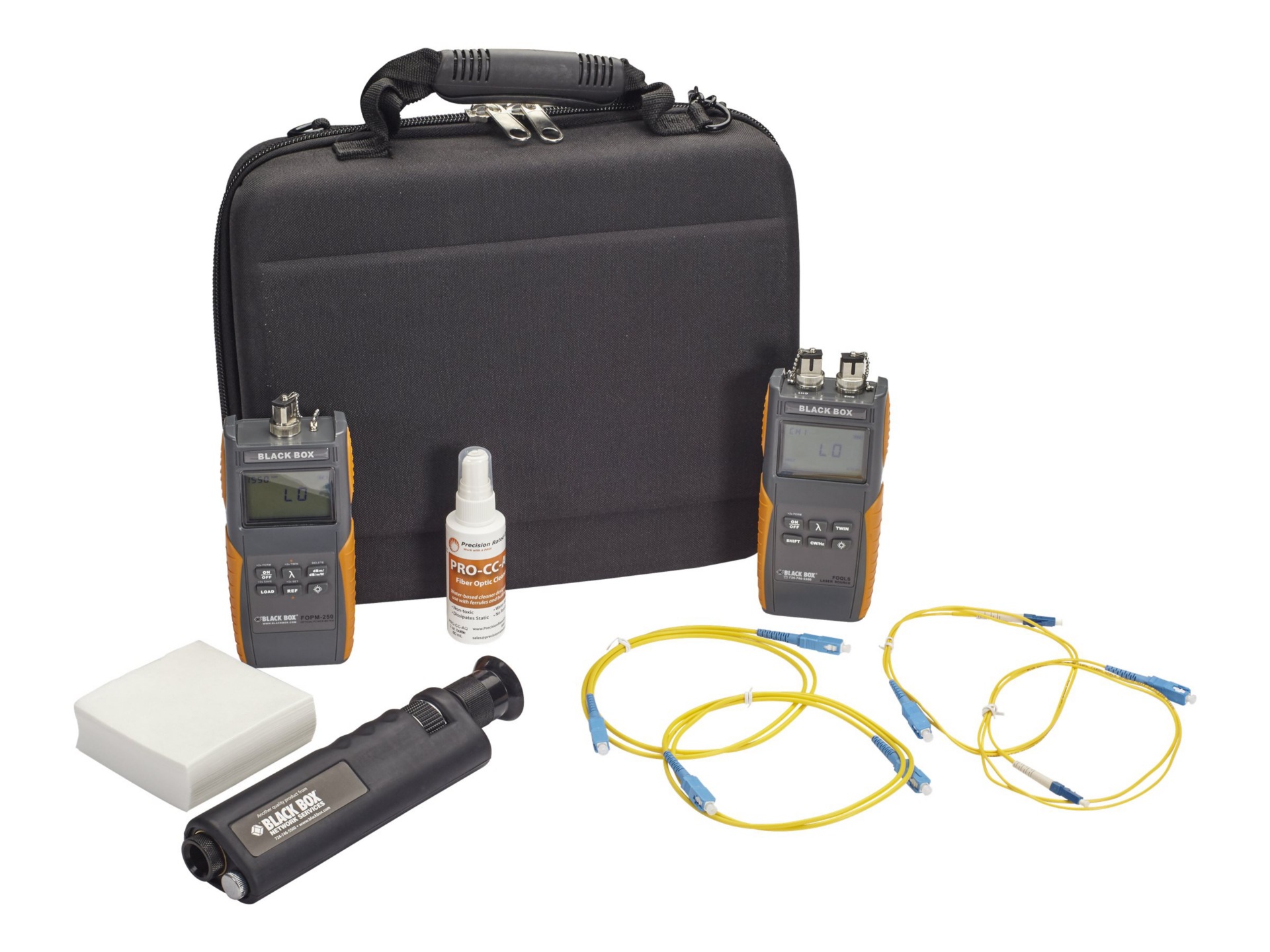 Black Box Optical Light Test Set with Data Logging Power Meter network test