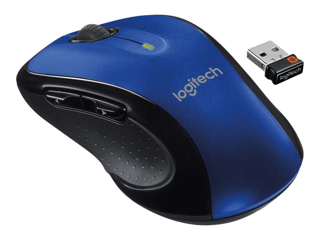 Logitech M510 - mouse - 2.4 GHz - blue