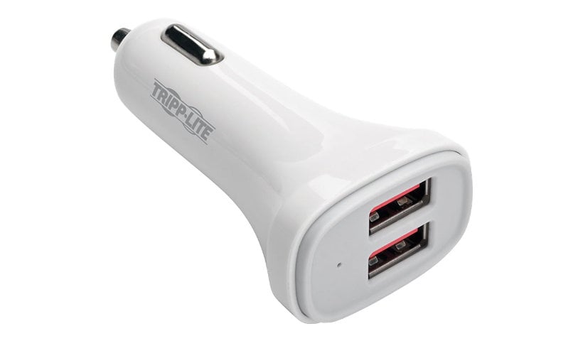 Tripp Lite USB Car Charger Dual-Port with Autosensing 5V 4.8A Fast Charger