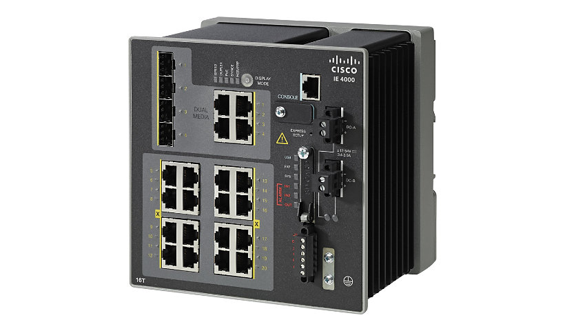 Cisco Industrial Ethernet 4000 Series - switch - 20 ports - managed - TAA Compliant