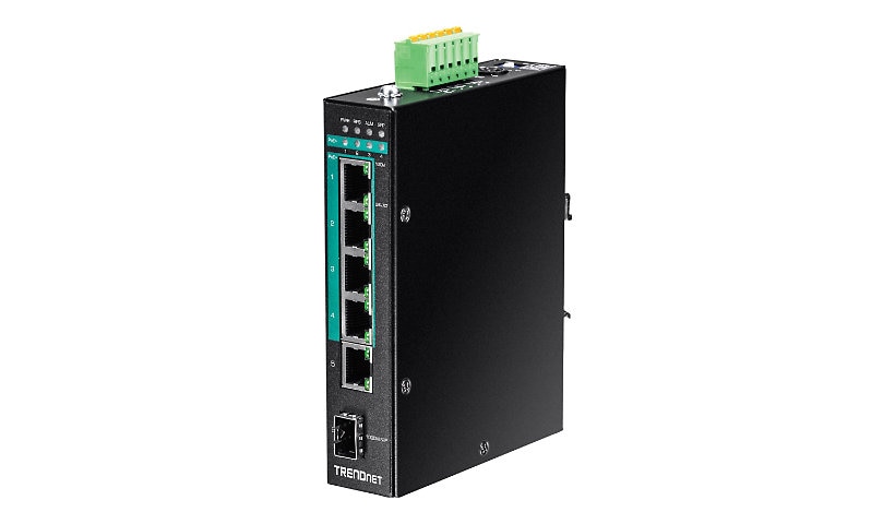 TRENDnet TI-PG541I - switch - 6 ports - managed - TAA Compliant