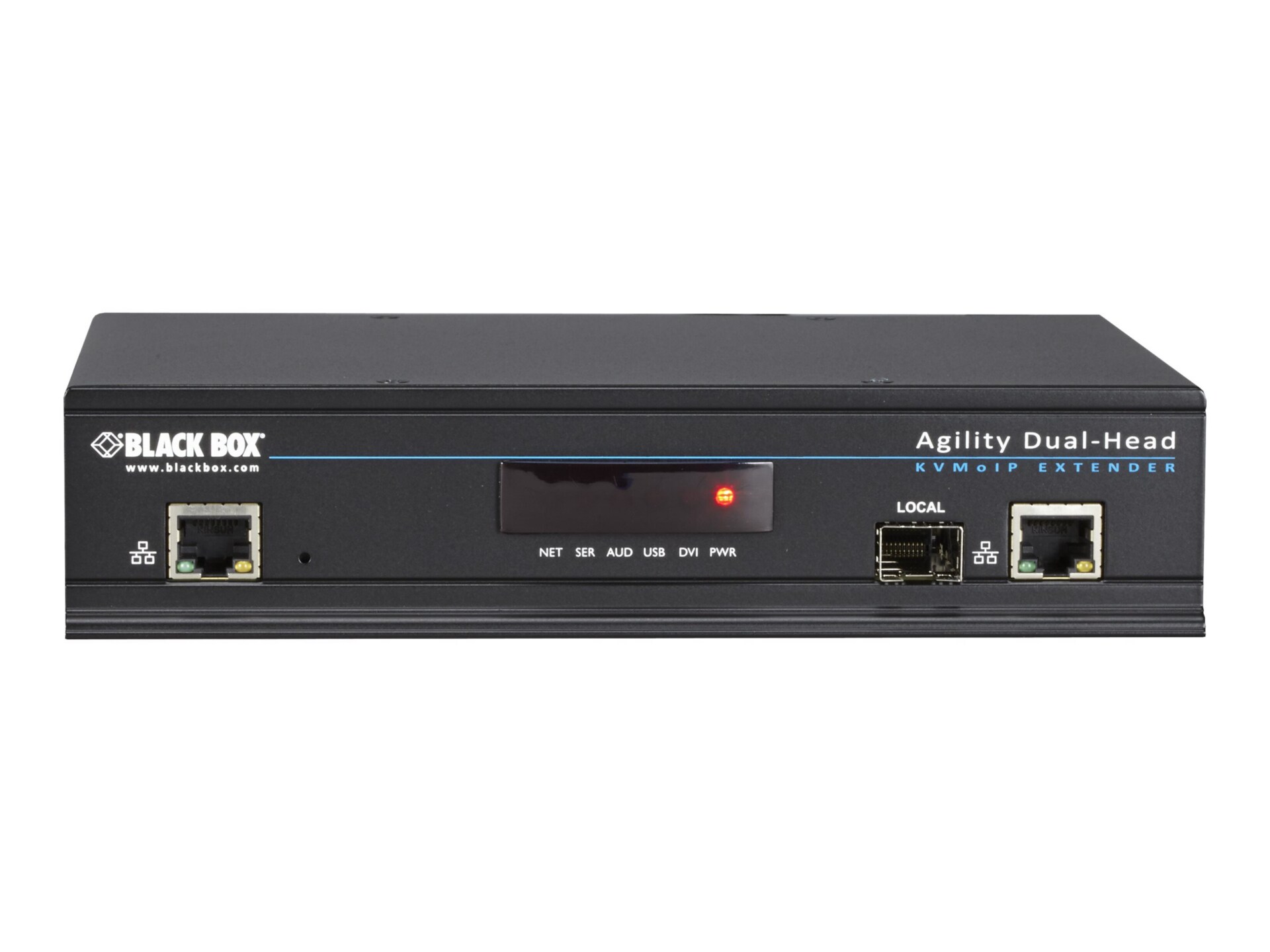 Black Box ServSwitch Agility IP-Based KVM Extender - DVI, USB, Dual-Head Tr