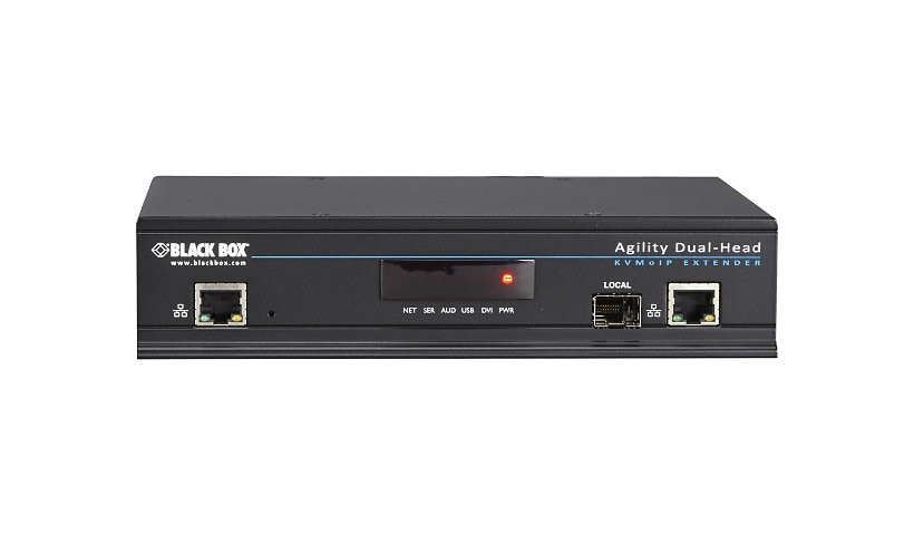 Black Box ServSwitch Agility IP-Based KVM Extender - DVI, USB, Dual-Head Tr