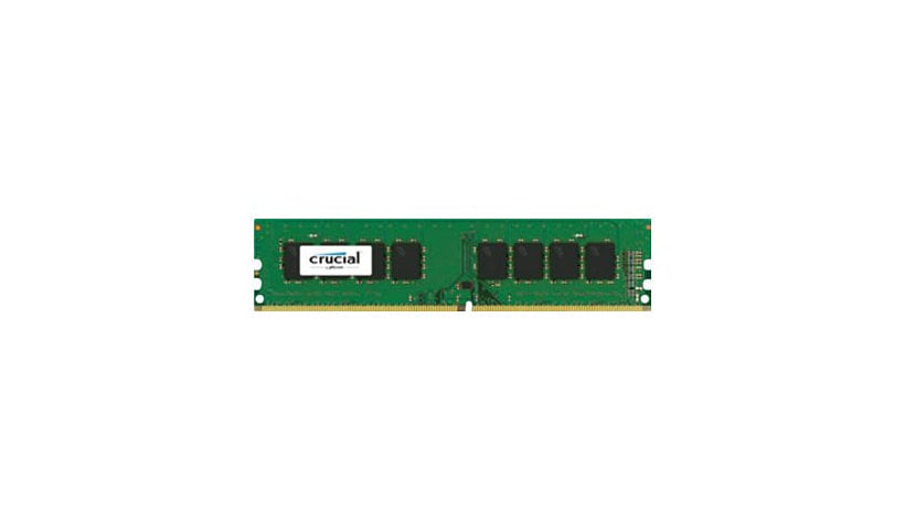 Crucial - DDR4 - module - 16 Go - DIMM 288 broches - 2400 MHz / PC4-19200 - mémoire sans tampon