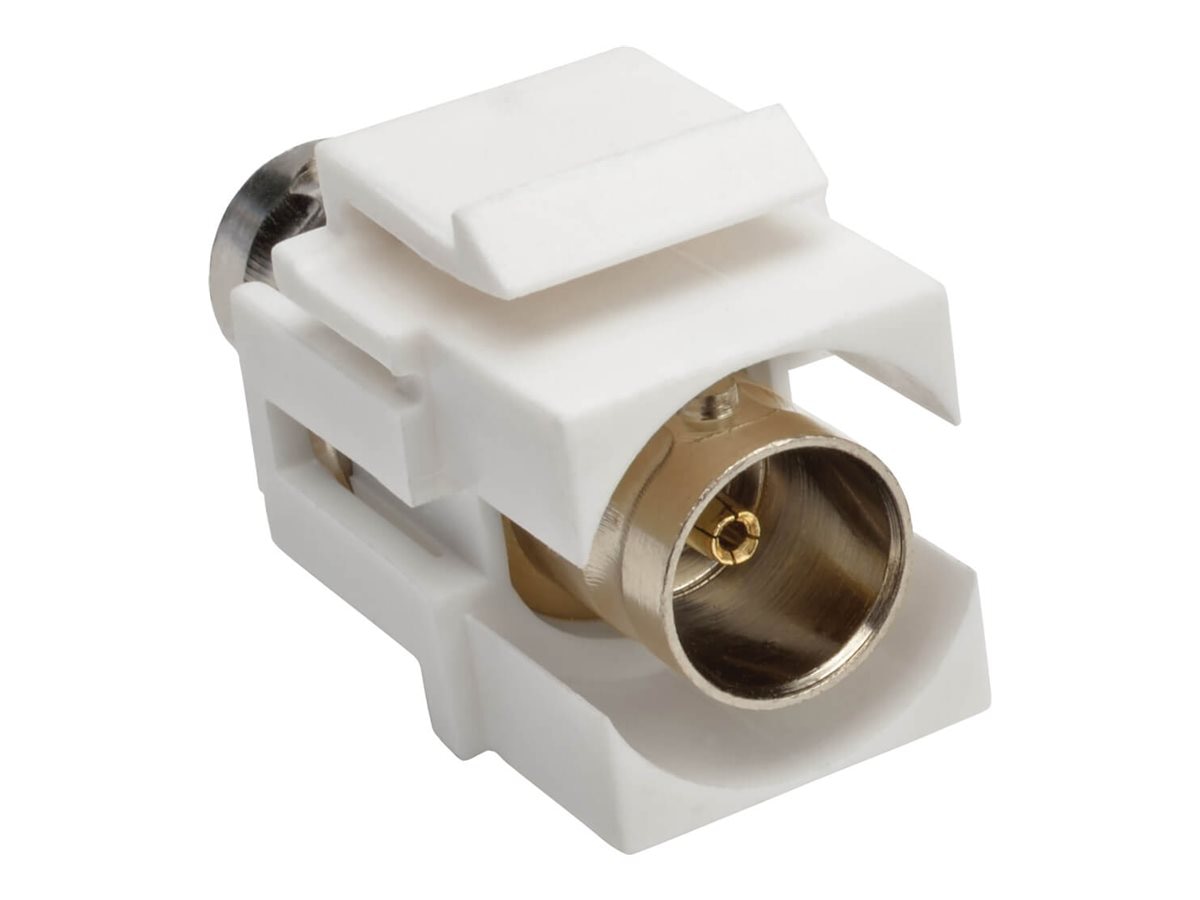 Eaton Tripp Lite Series BNC Keystone Panel Mount Coupler All-in-One Coaxial F/F 75 Ohms - coaxial coupler