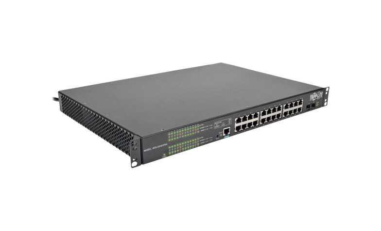 Industrial Gigabit Managed Ethernet Switch, 24-Ports 10/100/1000Base-TX RJ45