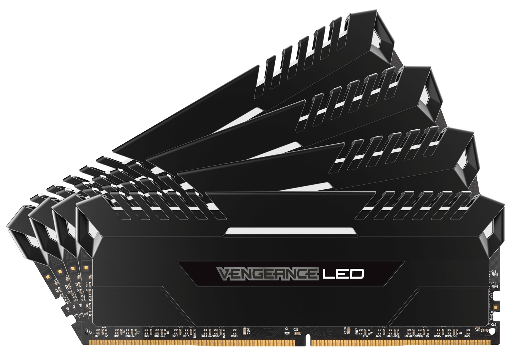 CORSAIR Vengeance LED - DDR4 - 32 GB: 4 x 8 GB - DIMM 288-pin - unbuffered
