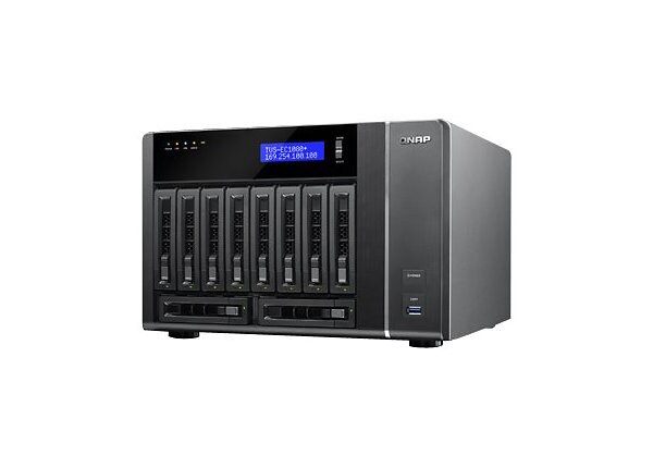 QNAP TVS-EC1080+ Turbo NAS - NAS server - 0 GB