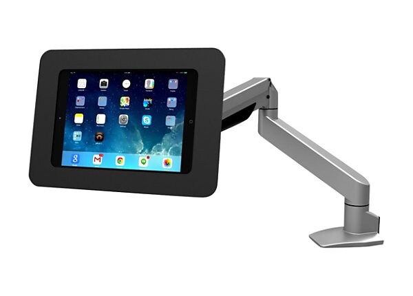 Compulocks Rokku Reach - iPad 9.7" / Galaxy Tab A 9.7" / S2 9.7" / S3 9.7" Counter Top Articulating Arm - Black -