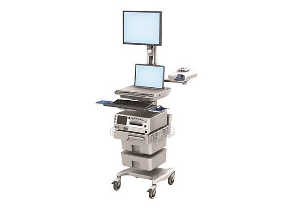 GE Corometrics 250cx Series Fetal Monitoring Workstation with Laptop Mount