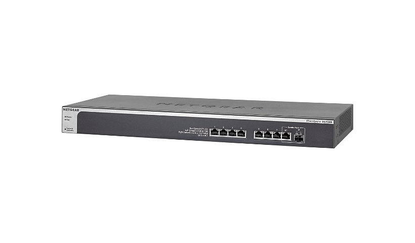 NETGEAR Plus XS708Ev2 - switch - 8 ports - managed - rack-mountable