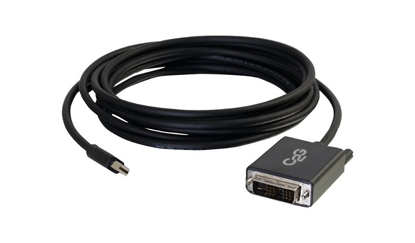 C2G 10ft Mini DisplayPort to Single Link DVI-D Cable - Black - M/M - TAA - DisplayPort cable - 10 ft