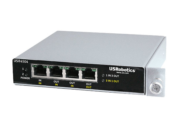 USRobotics 1G Variable 4 Port Aggregator & Regenerator - tap splitter - 10Mb LAN, 100Mb LAN, GigE