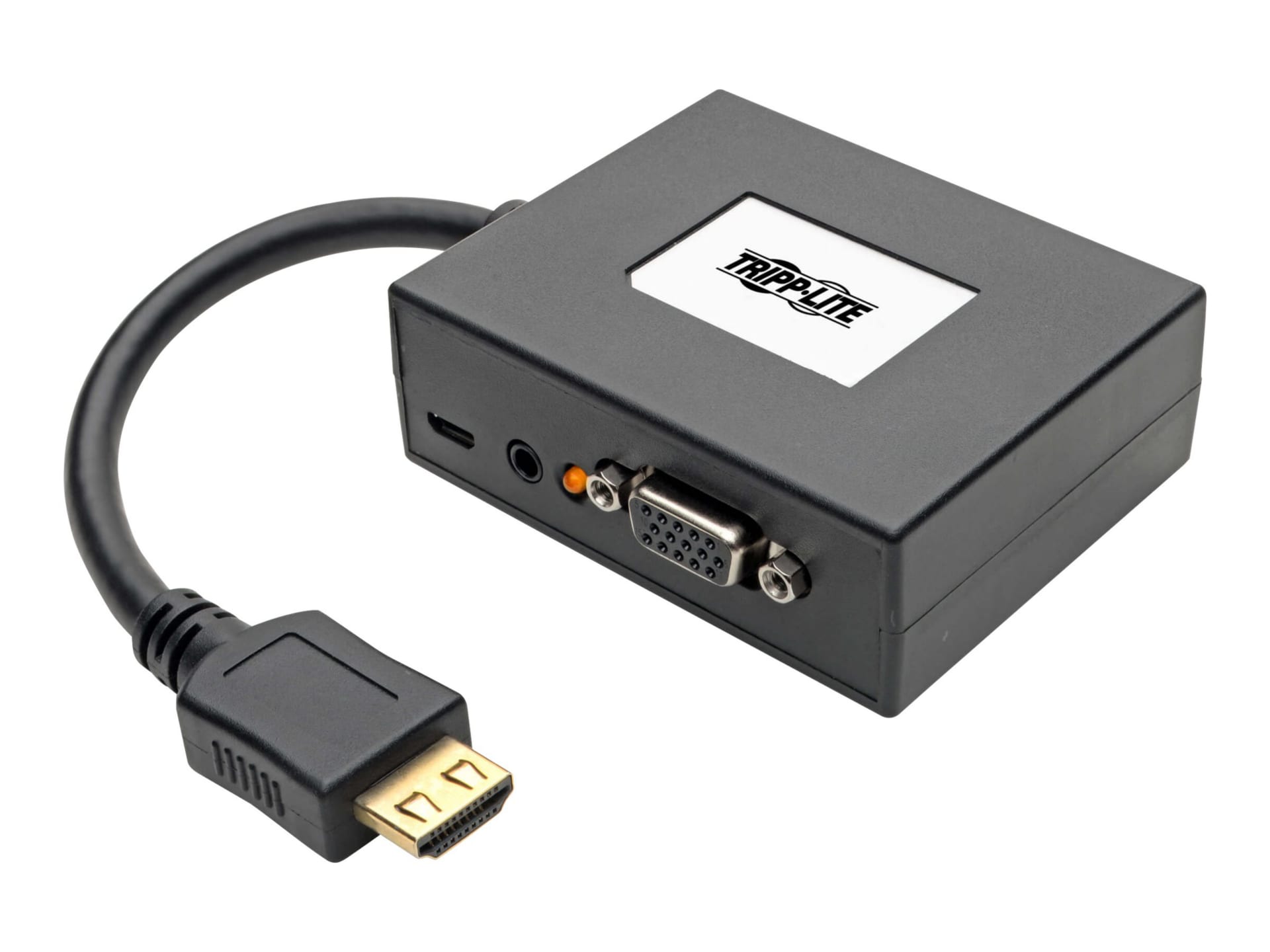 Tripp Lite 2-Port HDMI to VGA Splitter Audio/Video Adapter 1920x1440 1080p