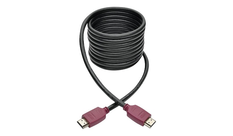 Tripp Lite 10ft Premium Hi-Speed HDMI Cable w Grip Connectors 4Kx2K@60Hz 10' - HDMI cable with Ethernet - 10 ft