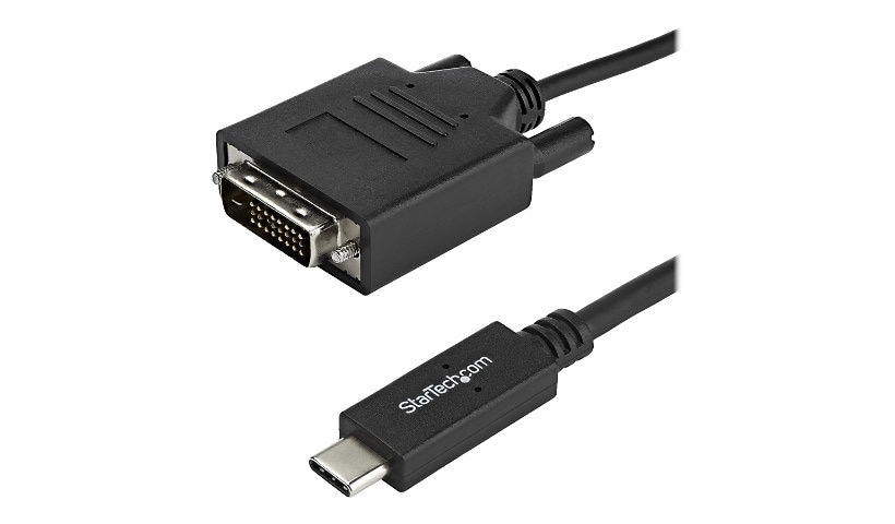 StarTech.com 3ft (1m) USB-C to DVI Cable - USB Type-C to DVI Adapter Cable