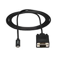 StarTech.com 6ft USB C to VGA Cable - 1920x1200/1080p USB Type C to VGA Video Monitor Adapter Cable