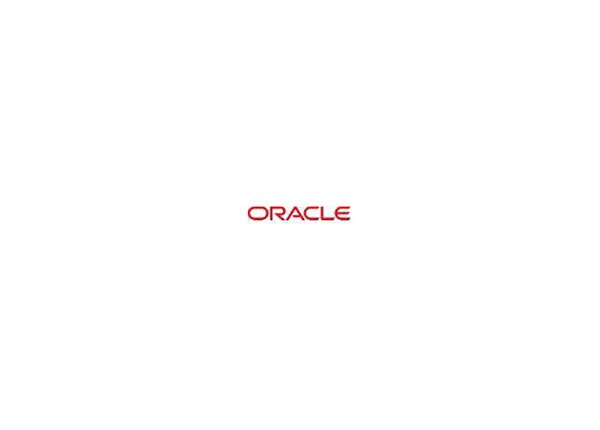 Oracle memory - 256 GB: 8 x 32 GB