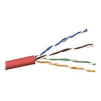 Belkin Cat6 1000ft Red Stranded Bulk Cable, PVC, 4PR, 24 AWG, 1000'