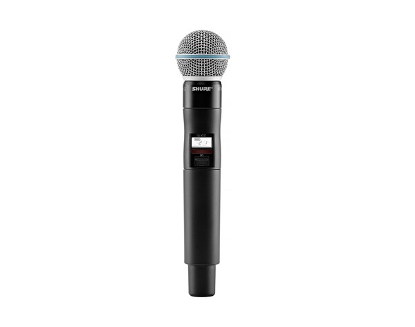 Shure Handheld QLXD2/BETA58A Wireless Microphone Transmitter