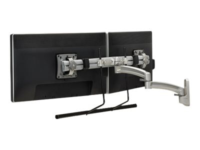 Chief Kontour K2W Dual Monitor Arm Wall Mount - For Displays 10-24" - Silve