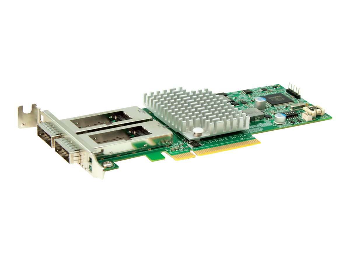 Supermicro AOC-S40G-i2Q - network adapter - PCIe 3.0 x8 - 40 Gigabit QSFP+ x 2