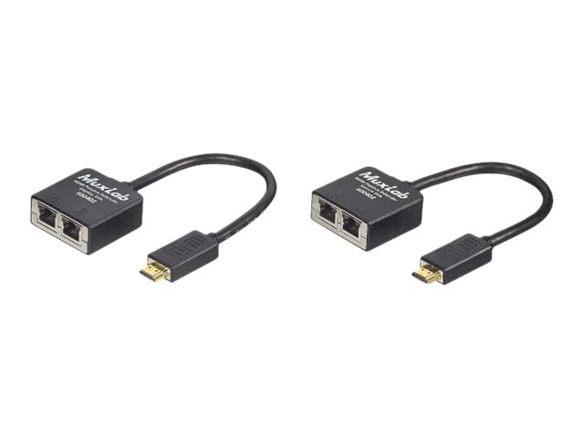 MuxLab HDMI Passive Extender Kit - video/audio extender