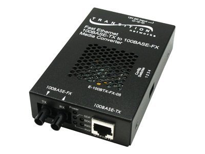 Transition Networks Stand-Alone - media converter - 100Mb LAN