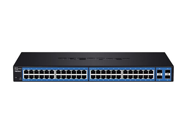 TRENDnet TL2 G448 - switch - 48 ports - managed - rack-mountable