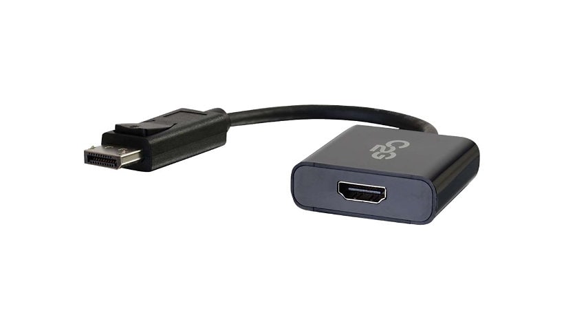 C2G Displayport to HDMI Active Adapter - DP to HDMI Adapter - 4K 30Hz - Black - M/F